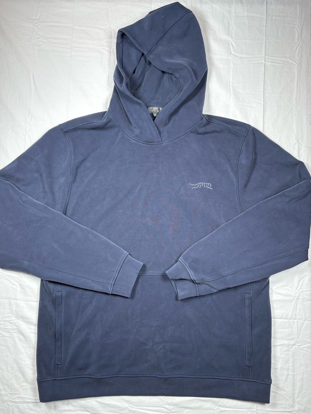 Sun Day Red Pacific Luxe Men's Navy Hooded Pullover Sweatshirt
